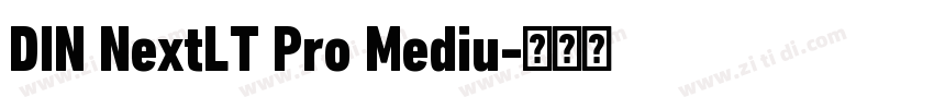 DIN NextLT Pro Mediu字体转换